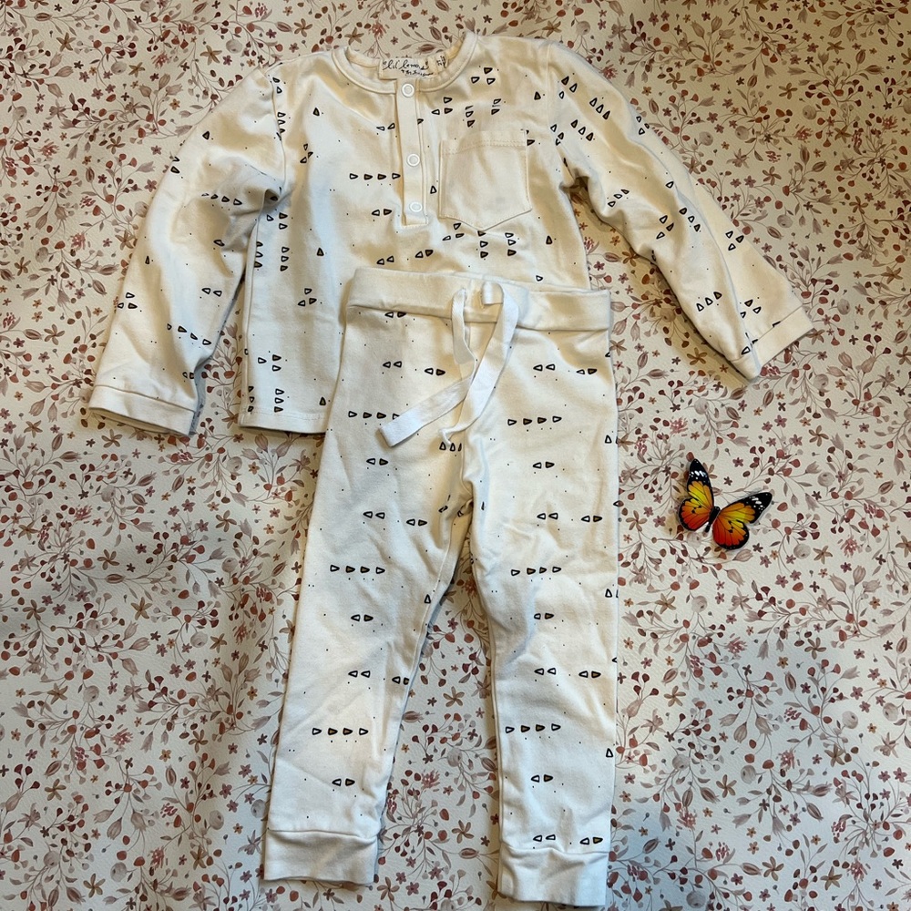 NWOT Lil Lemons by For Love & Lemons jogger set